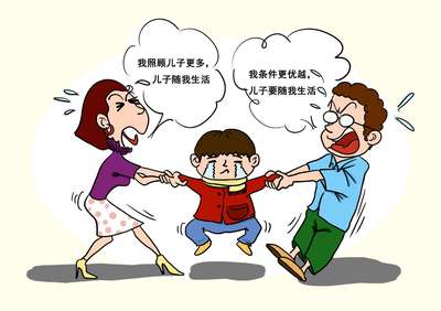 离婚孩子和财产怎么判