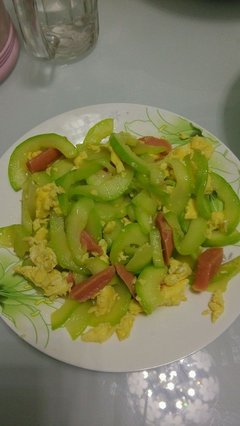 茭瓜炒鸡蛋的做法大全家常