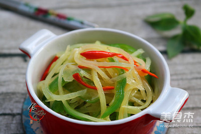 圆椒土豆丝的做法大全家常