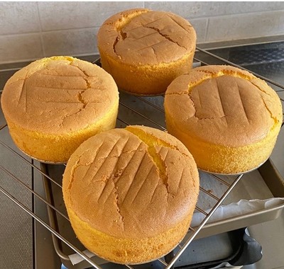 蛋糕陪的制作方法