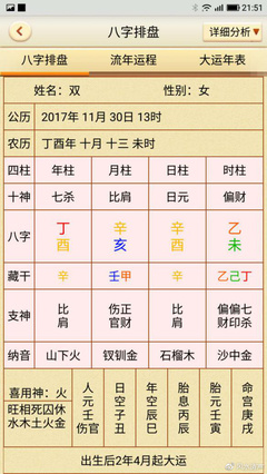 宝宝起名 五行
