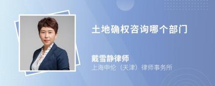 土地确权咨询律师