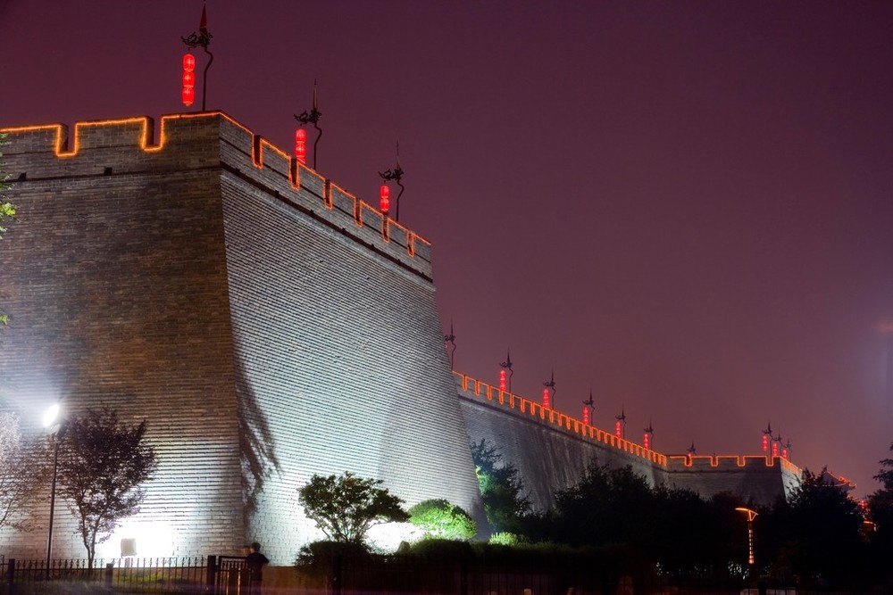 西安古城墙夜景拍摄攻略