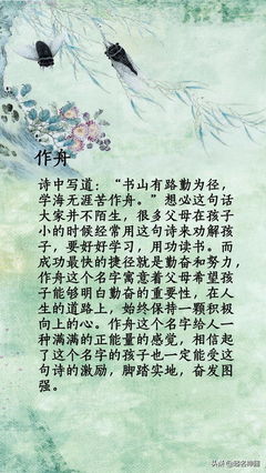 很有寓意的名字