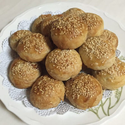 烤箱肉棋子烧饼的制作方法