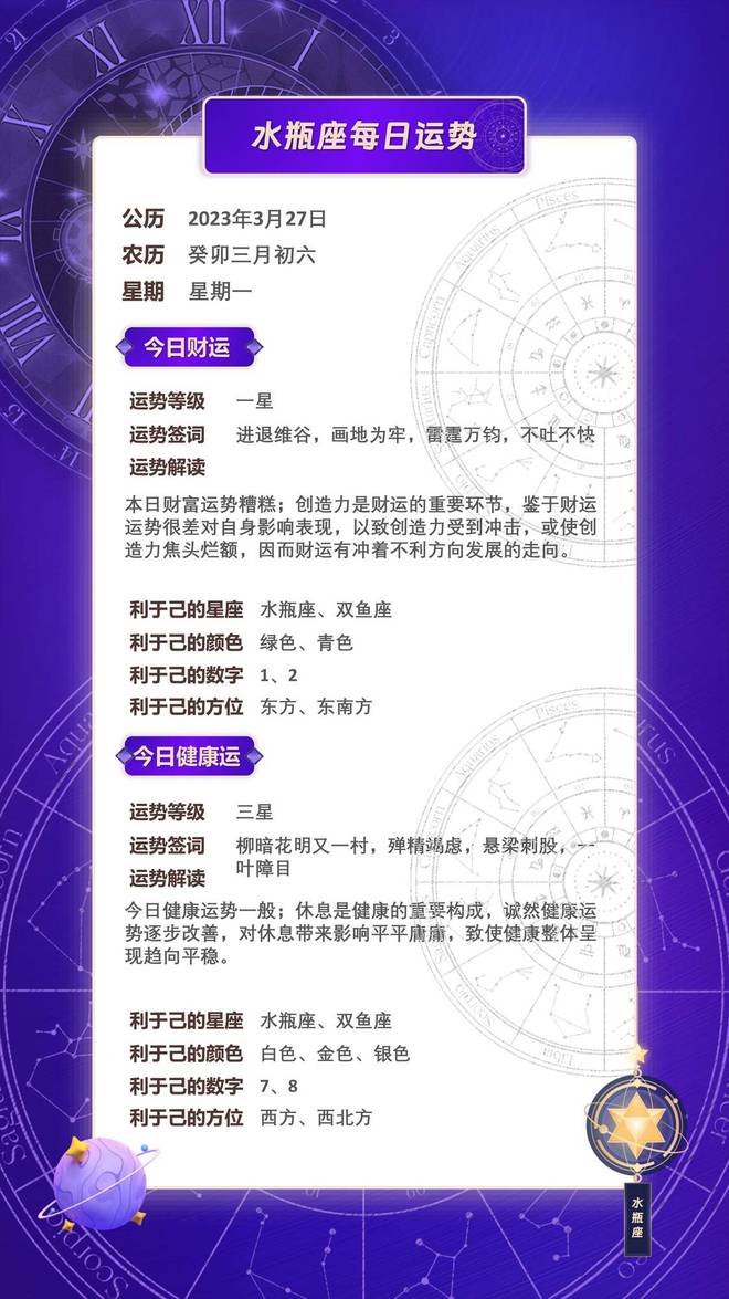 阴历3月初6是什么星座
