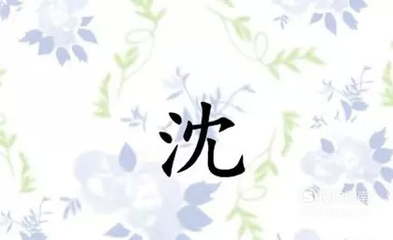 沈姓起名