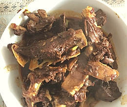 羊蝎子酱的制作方法
