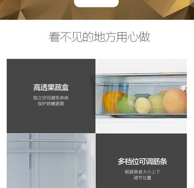 美的冰箱239wtm