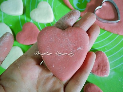 爱心馒头的制作方法