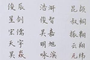 王字起名男孩三个字