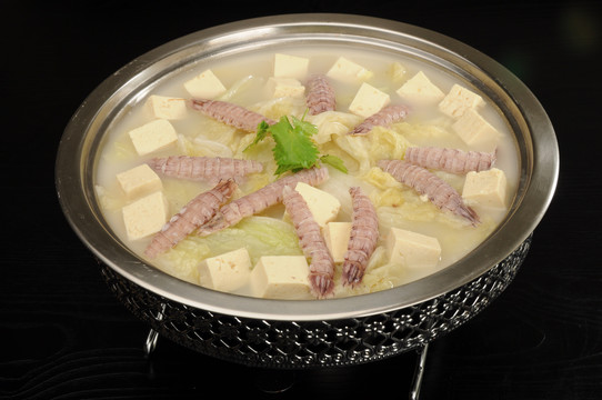 虾炖白菜