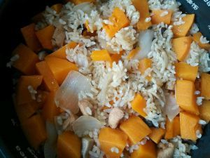 鸡肉南瓜饭如何制作方法