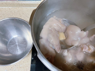 猪蹄冻肉的制作方法