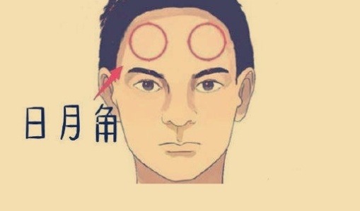 额头中间突出面相