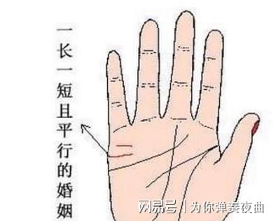 婚姻线一长一短