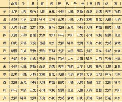 八字 命宫