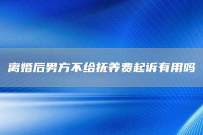 抚养费强制执行有用吗