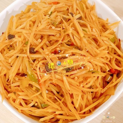 老干妈土豆丝的做法
