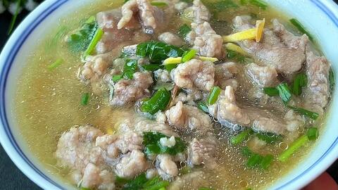 豆腐牛肉汤的做法