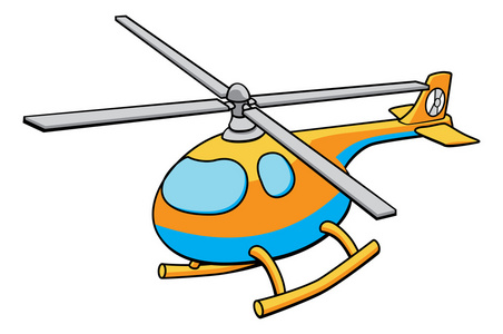 漫画直升机怎么画