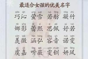 凝字取名好不好