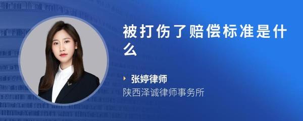 被打伤赔偿标准