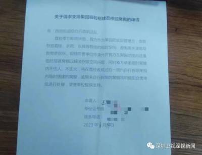 个人临时搭建申请书