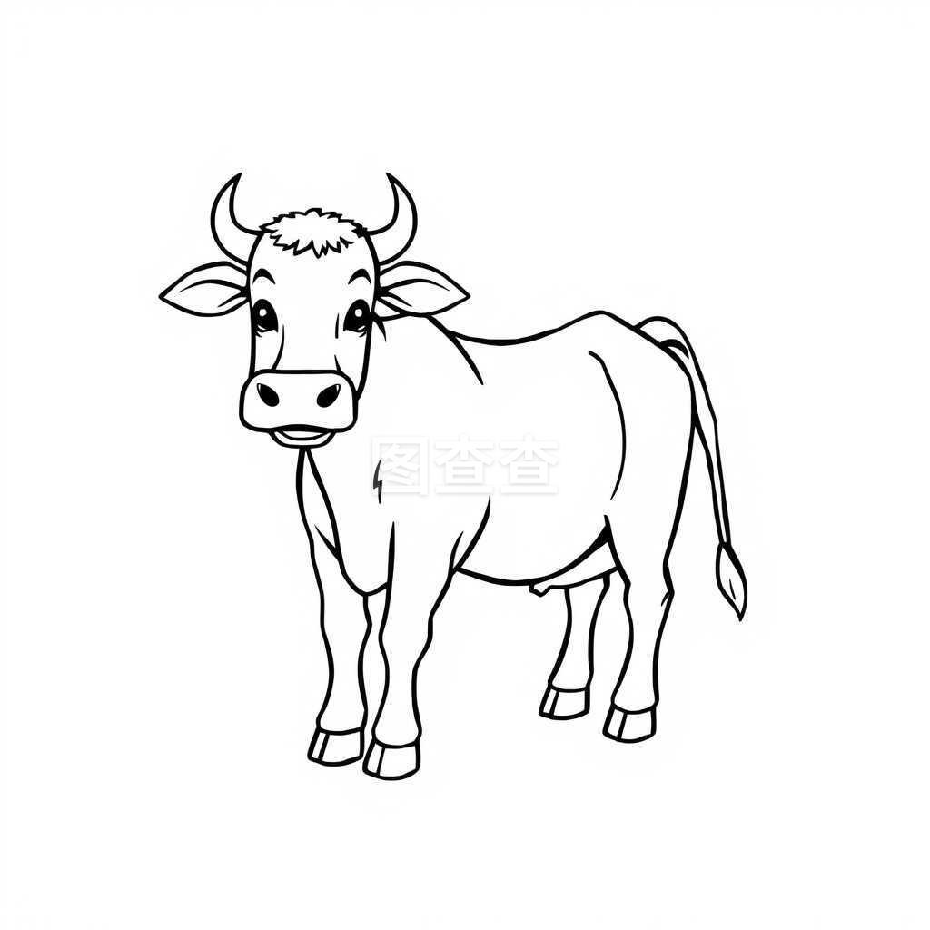 牛简笔画图片大全