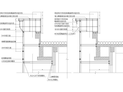 塑扣板吊顶cad
