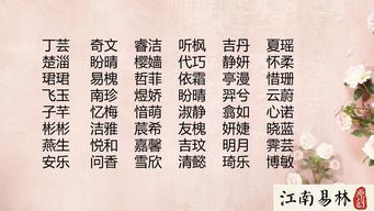 姓南宫的女孩名字