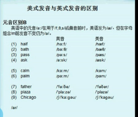 英式美式live发音区别