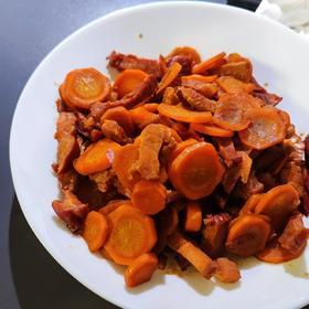 宝宝香菇胡萝卜炒肉