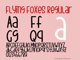 foxes的音标