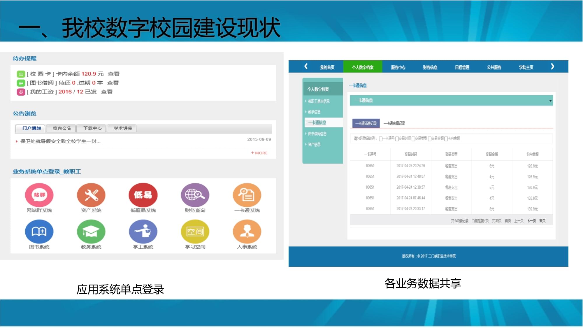 职业技术学院 智慧校园建设方案简介